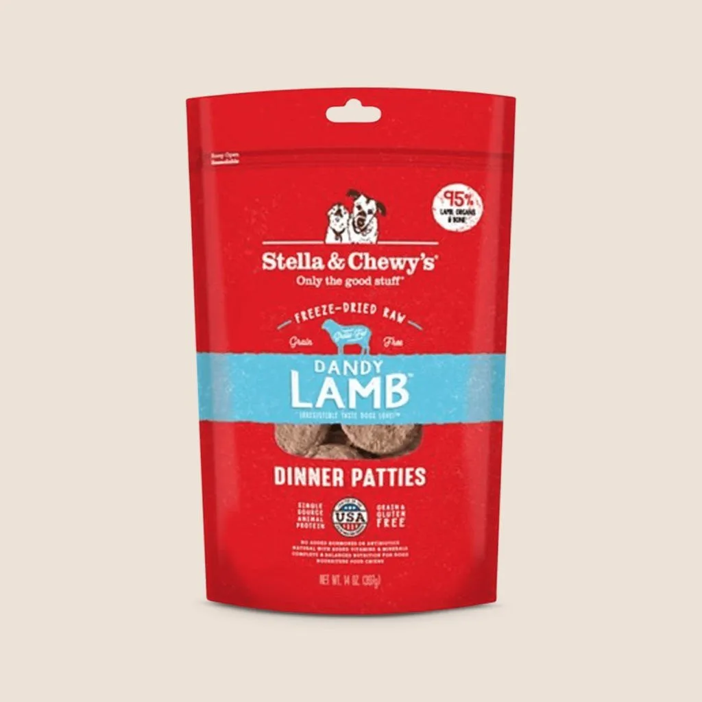 Stella & Chewy's Freeze-Dried Patties - Dandy Lamb Recipe