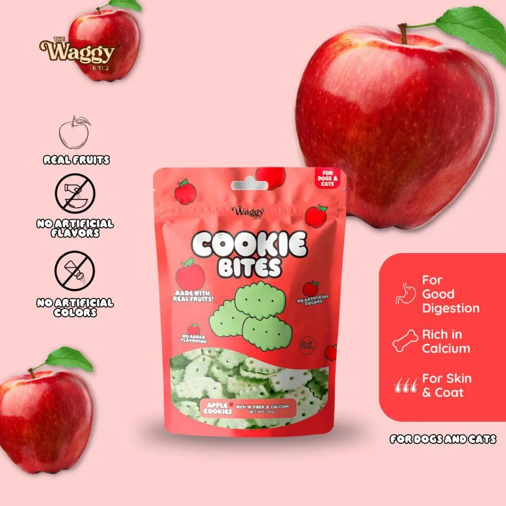 The Waggy Bites - Apple Cookies