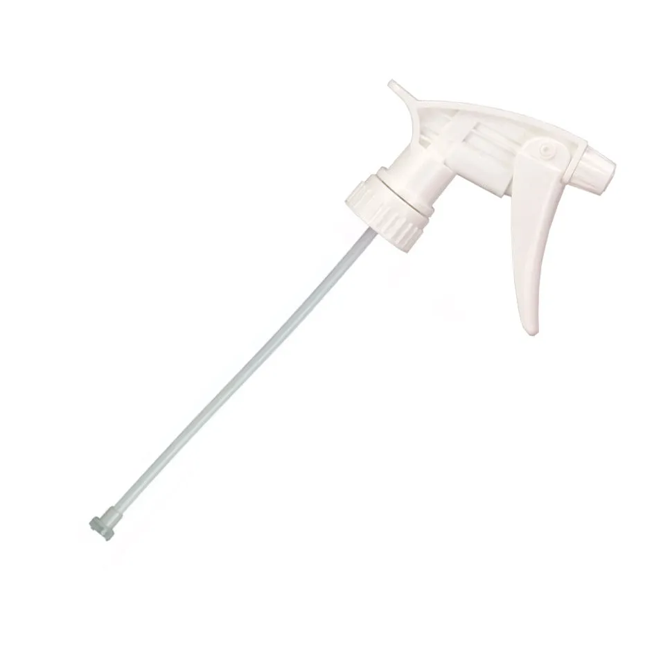 Tolco® Model 320™ White 7.5" Trigger Sprayer for 16 oz. & 24 oz. Bottles (#110515) - Case of 200