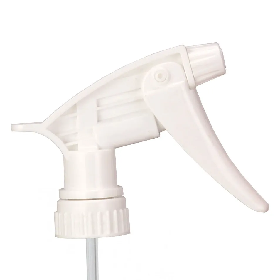 Tolco® Model 320™ White 7.5" Trigger Sprayer for 16 oz. & 24 oz. Bottles (#110515) - Case of 200