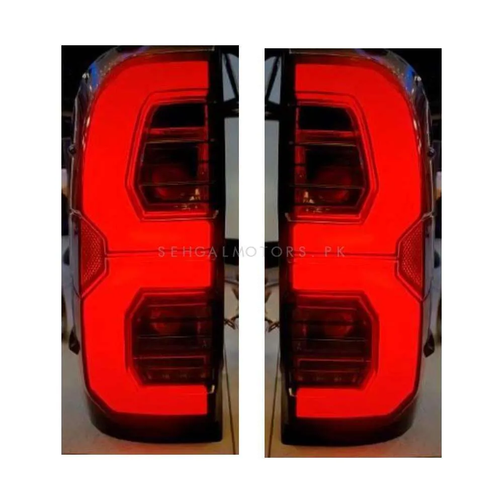 Toyota Hilux Vigo Rocco Style Tail Lamps Light Smoke - Model 2005-2016