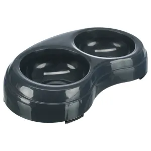 Trixie-  Anti-Slip Plastic Double Bowl