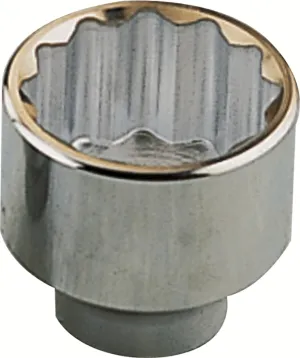 Vulcan MT-SS6068 Drive Socket, 2-1/8 in Socket, 3/4 in Drive, 12-Point, Chrome Vanadium Steel, Chrome :EA: QUANTITY: 1