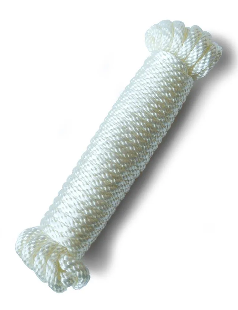 White Nylon Rope, 25-ft