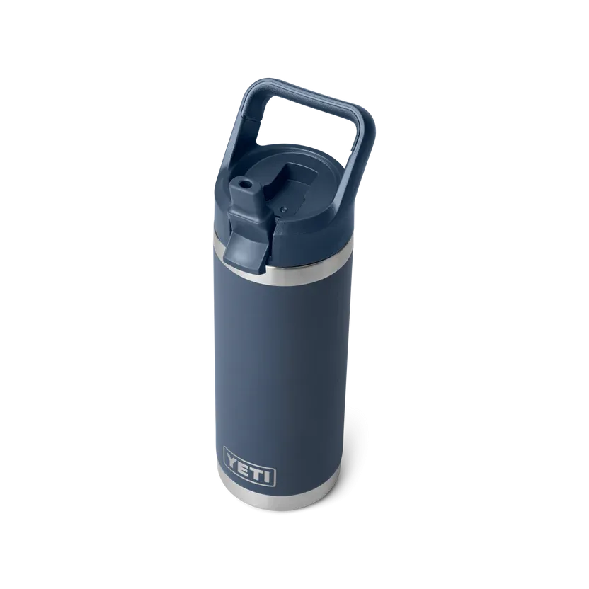 YETI Rambler 18 OZ (532ml) Bottle With Straw Cap - Navy