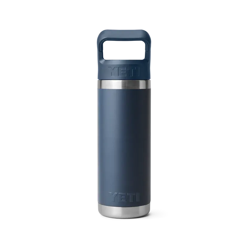 YETI Rambler 18 OZ (532ml) Bottle With Straw Cap - Navy