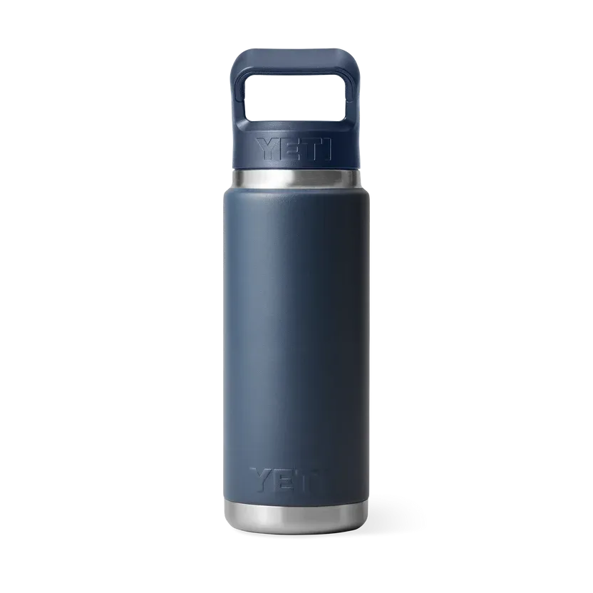 YETI Rambler 26 OZ (769ml) Bottle With Straw Cap - Navy