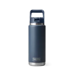 YETI Rambler 26 OZ (769ml) Bottle With Straw Cap - Navy