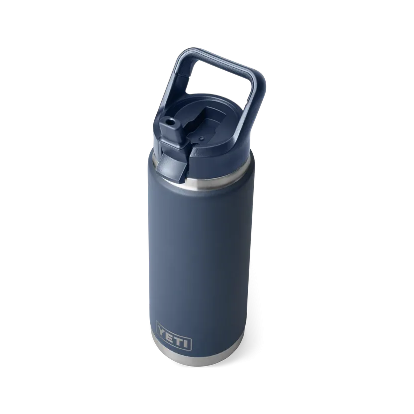 YETI Rambler 26 OZ (769ml) Bottle With Straw Cap - Navy